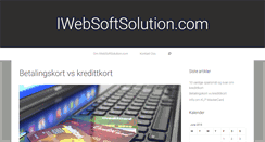 Desktop Screenshot of iwebsoftsolution.com